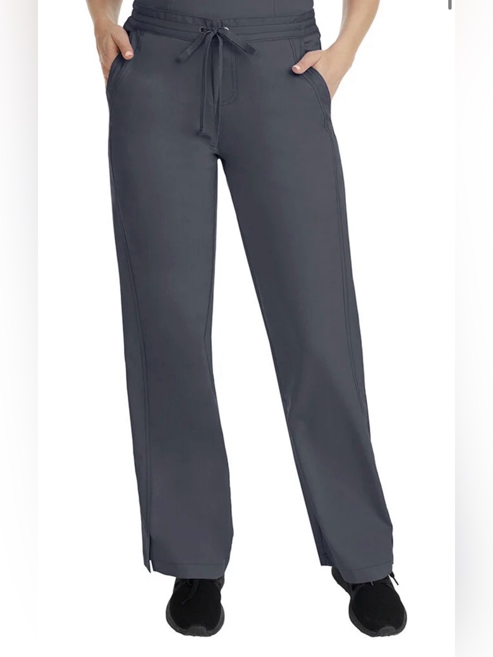 Nursing scrub pants. Healing Hands. Pewter XS-Tall. Taylor.
